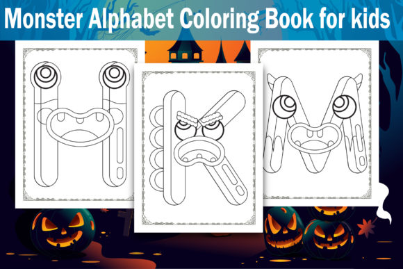 Download Monster Alphabet Coloring Book for Kids - Mon Collection