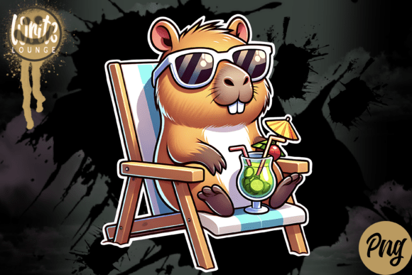 Download Relaxing Vacation Capybara - Vacation Collection