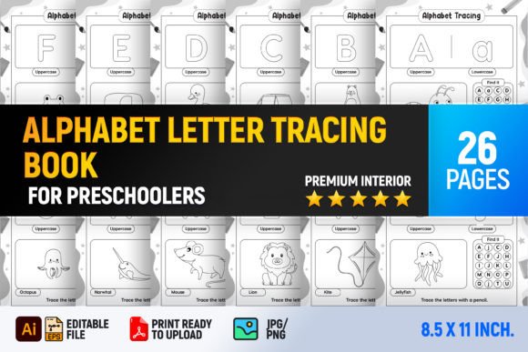 Download Alphabet Letter Tracing Book - Tracing book Collection