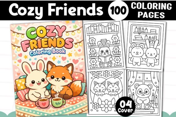 Download Cozy Friends Coloring Pages for Kids - Cozy friends Collection