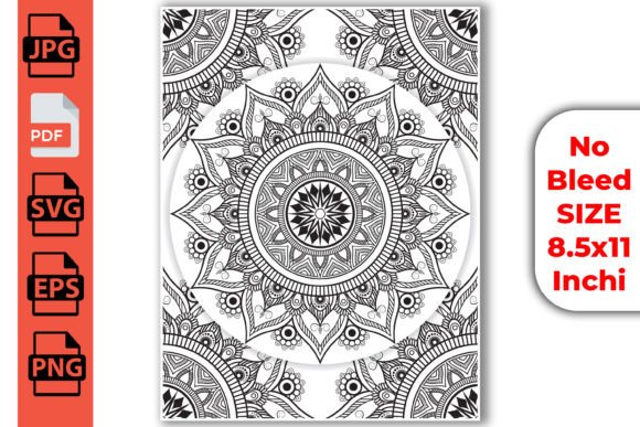 Download Monochrome Mandala Colouring Pages KDP - Mon Collection
