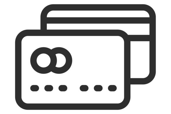 Download Debit Credit Card Line Icon. Plastic Mon - Mon Collection