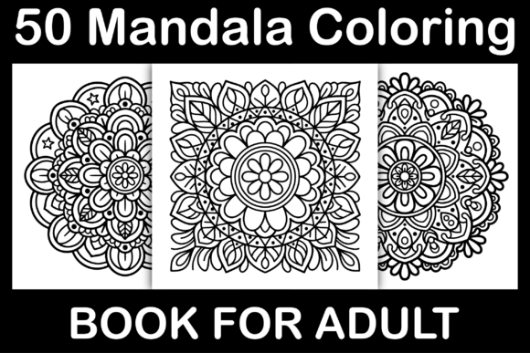 Download 50 Mandala Coloring Book for Adults - Mandala coloring book Collection