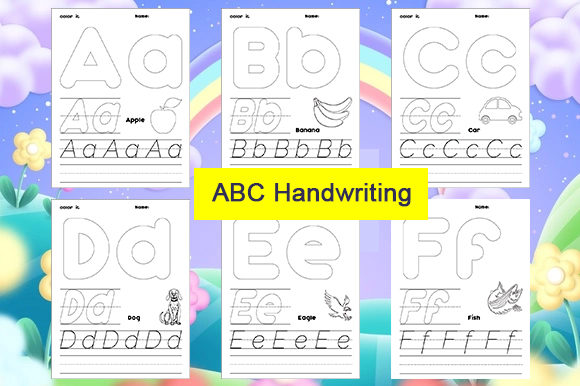 Download ABC Handwriting Tracing Book  a- Z - Tracing book Collection