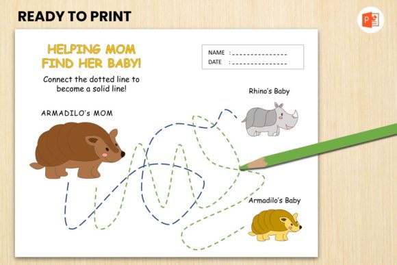 Download Tracing Book Animal for Kids - Armadillo - Tracing book Collection