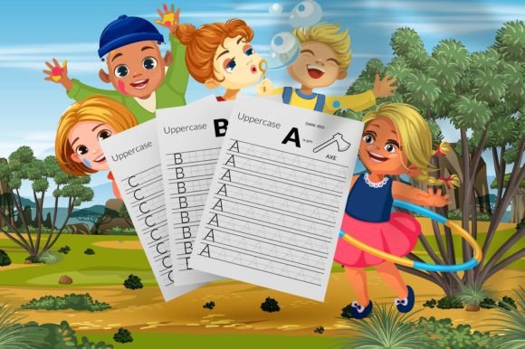 Download Letter  Tracing Book with Cover - Tracing book Collection