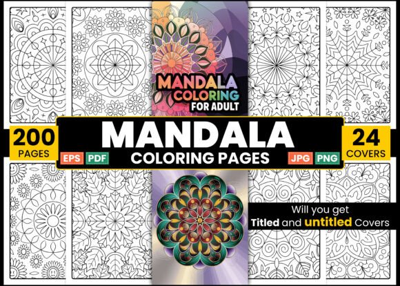 Download Mandala Coloring Pages for Adult - Premium Bundle