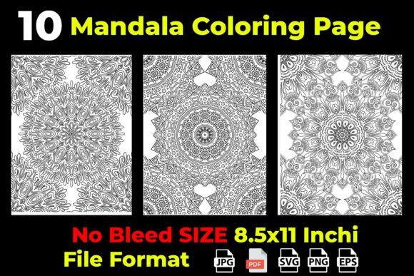 Download Adult Monochrome  Mandala Coloring Page - Mon Collection