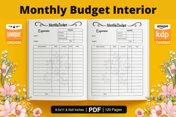 Download [KDP Interior] - Monthly Budget - Mon Collection