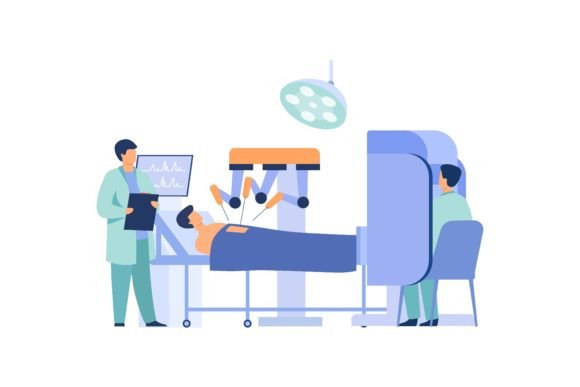 Download Robot Operating on Patient. Surgeons Mon - Mon Collection