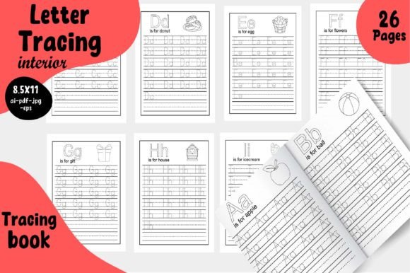 Download Letter Tracing Book - Tracing book Collection