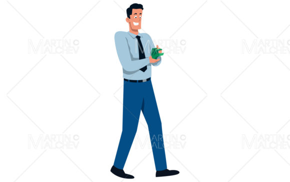 Download Man Counting Money - Mon Collection