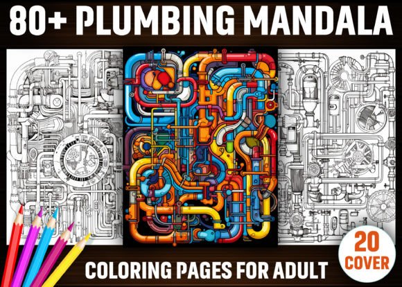 Download 80+ Plumbing Mandala Coloring Pages KDP - Premium Resources