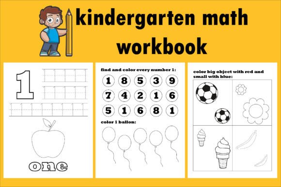 Download Kindergarten Math Workbook_ Tracing Book - Tracing book Collection